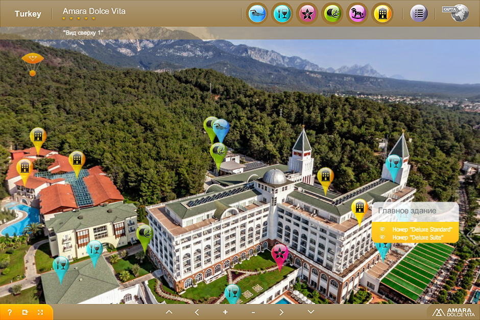 Интерактивная Карта Отеля